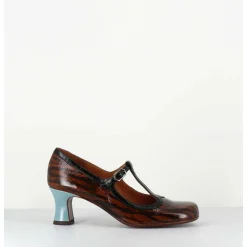 Babies Petit Talon En Cuir Imprime Tigre - Mylka Tesla Castano