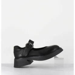 Babies 90S En Cuir Noir Semelle Legere - Cike Savana Nero