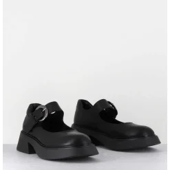 Babies 90S En Cuir Noir Semelle Legere - Cike Savana Nero