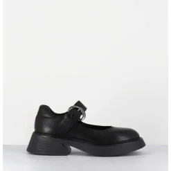 Babies 90S En Cuir Noir Semelle Legere - Cike Savana Nero