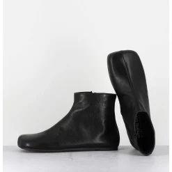Boos Plates Minimalistes En Cuir Noir - Ab1655 Madras Nero
