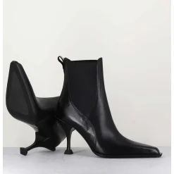 Boots Bout Pointu & Talon Stylise - M6345 Nero