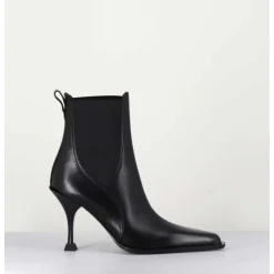 Boots Bout Pointu & Talon Stylise - M6345 Nero