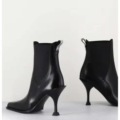 Boots Bout Pointu & Talon Stylise - M6345 Nero