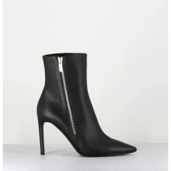 Boots Bout Pointu Zip Lateral - 11432 Merlot Nero