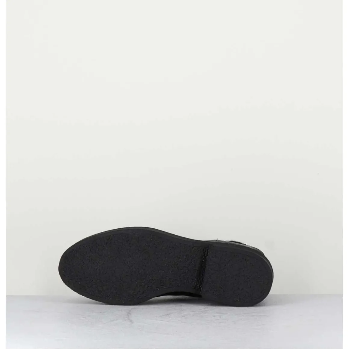 Boots Chelsea En Cuir Naplak Noir - Perla Nero