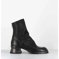 Boots Cuir Noir Hand Washed - 51759 Nube Nero
