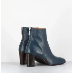 Boots En Cuir Souple Bleu - 5540 Glam Blu