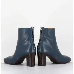 Boots En Cuir Souple Bleu - 5540 Glam Blu