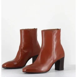 Boots En Cuir Souple Camel - 5540 Glam Coloniale