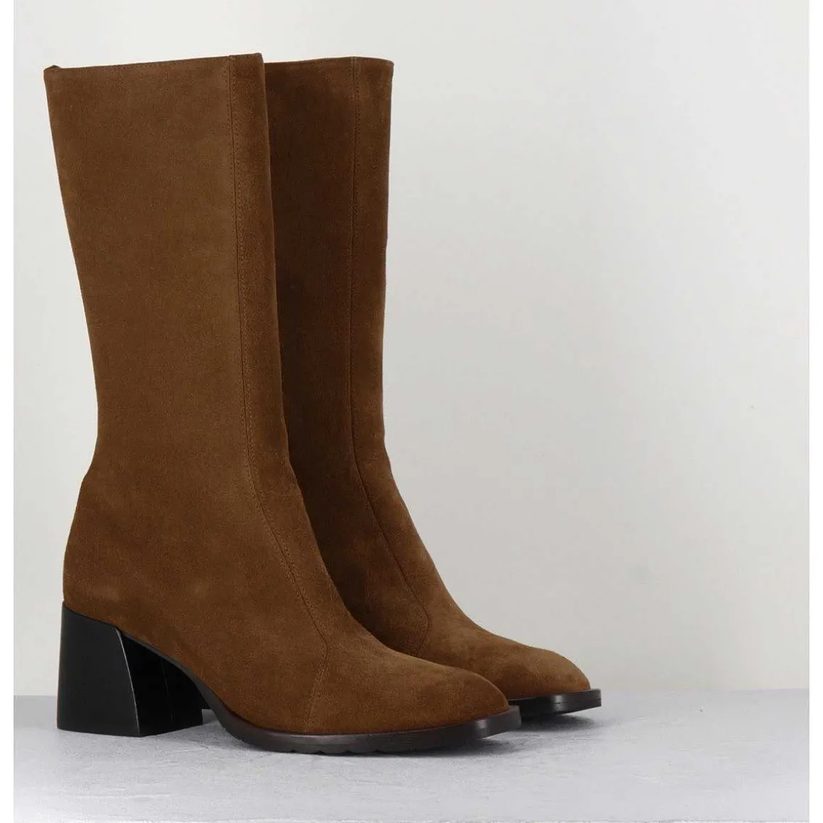 Boots En Daim Camel - R288 Renna Sigaro