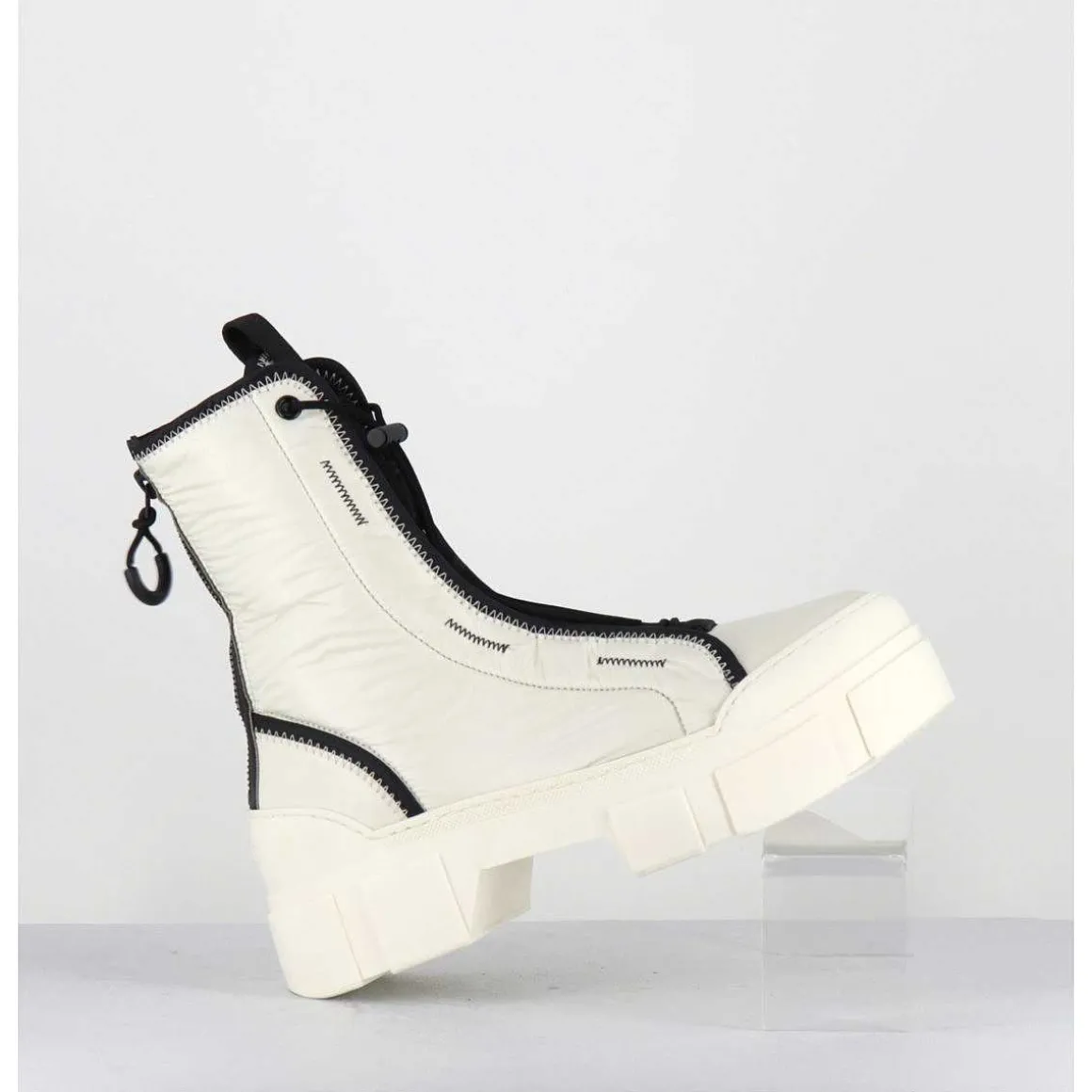 Boots En Nylon Blanc Casse & Elastique Reglable - 1D7300D Silk Wire