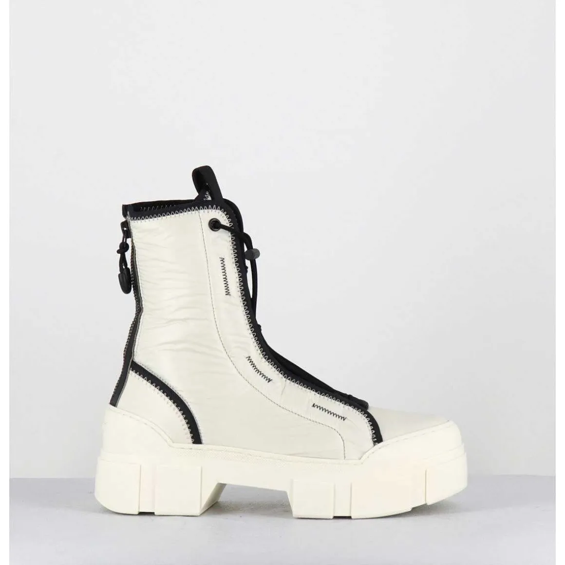 Boots En Nylon Blanc Casse & Elastique Reglable - 1D7300D Silk Wire