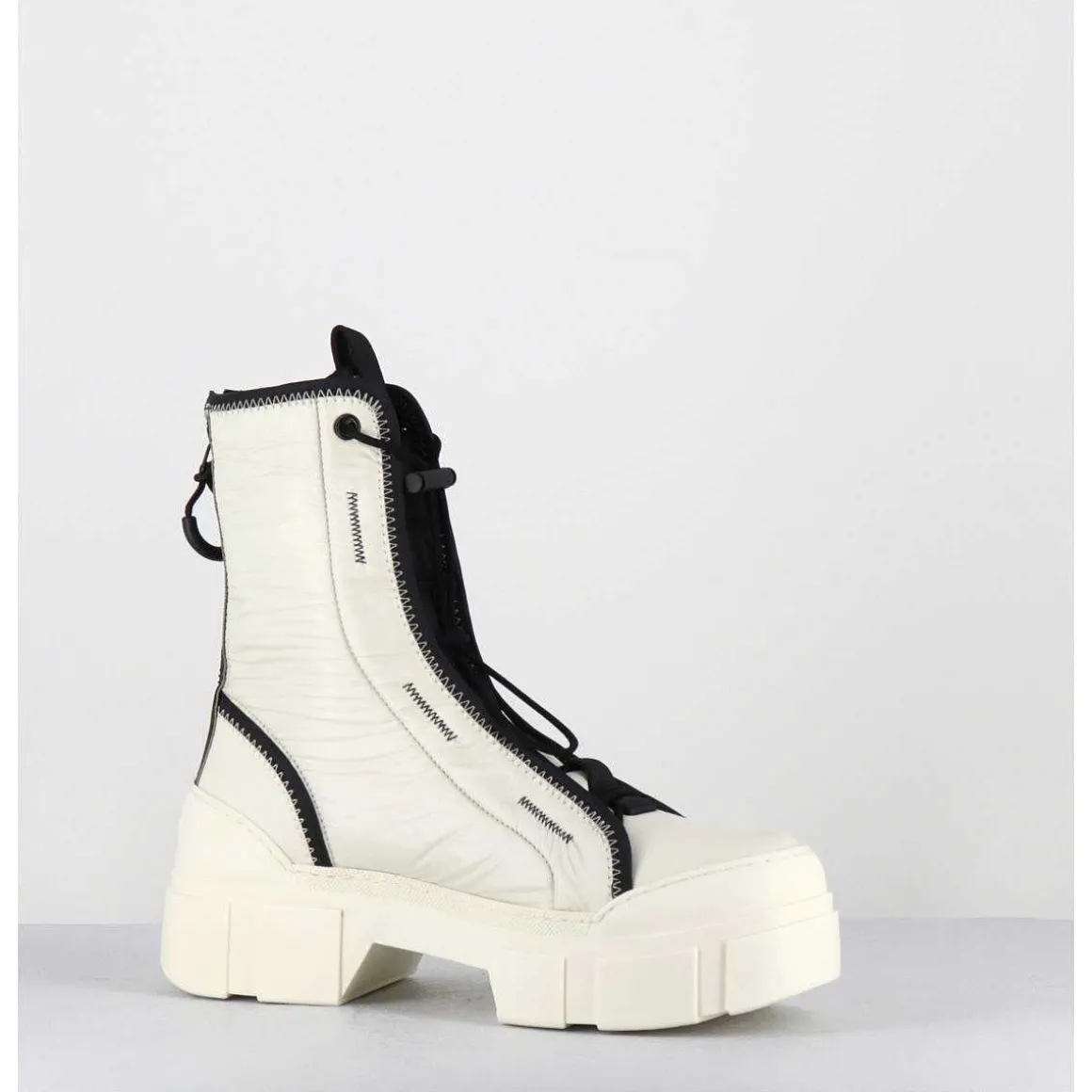 Boots En Nylon Blanc Casse & Elastique Reglable - 1D7300D Silk Wire