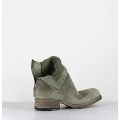 Boots Ligne Avant-Garde En Daim Lave Kaki - 51798 Verde Washed