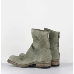 Boots Ligne Avant-Garde En Daim Lave Kaki - 51798 Verde Washed