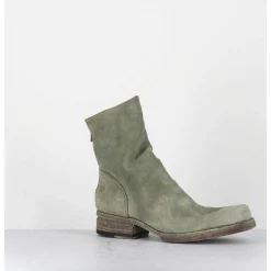 Boots Ligne Avant-Garde En Daim Lave Kaki - 51798 Verde Washed