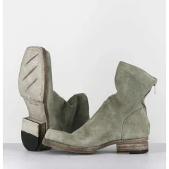 Boots Ligne Avant-Garde En Daim Lave Kaki - 51798 Verde Washed
