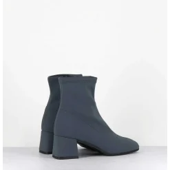 Boots Nylon Stretch Gris Bout Carre - Vare2 Elastico Grigio