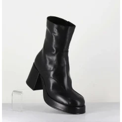 Boots 70S En Cuir Noir - Archi Nero