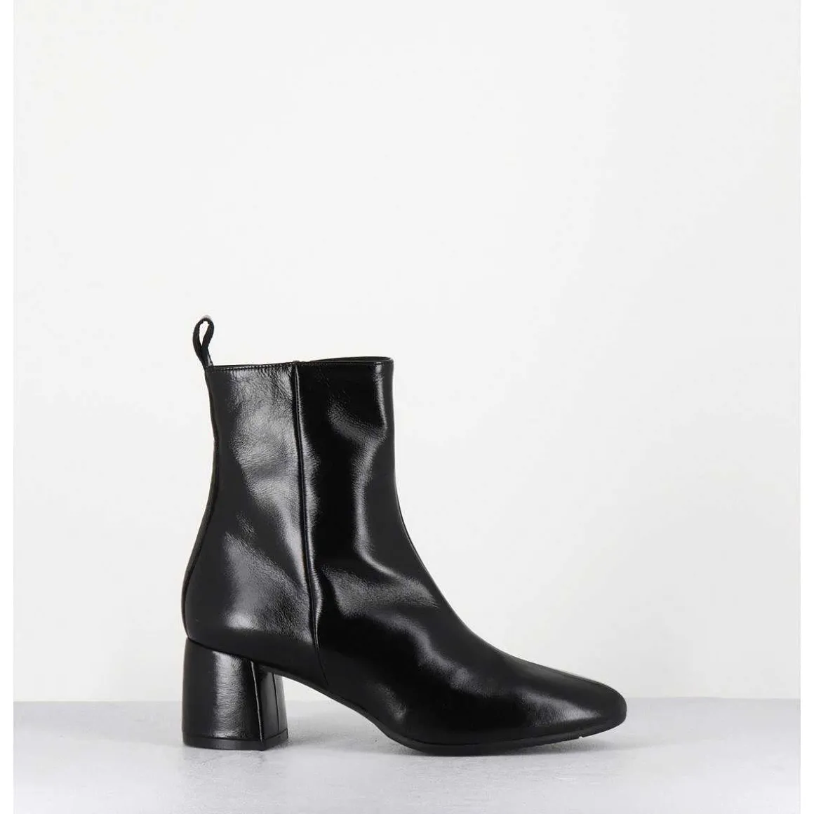 Boots 60S En Cuir Souple Noir - Samui1 Verlux Nero