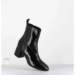 Boots 60S En Cuir Souple Noir - Samui1 Verlux Nero