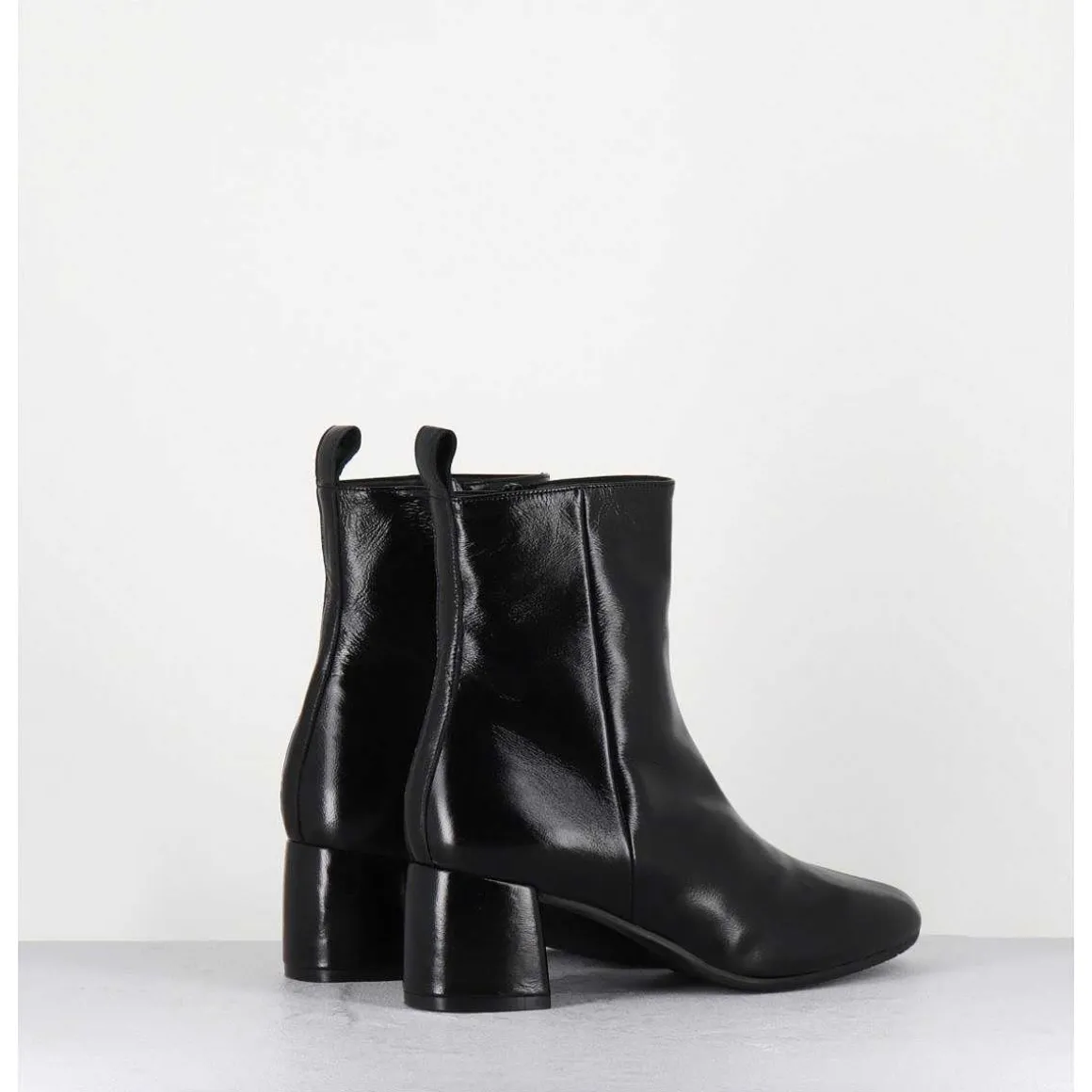 Boots 60S En Cuir Souple Noir - Samui1 Verlux Nero