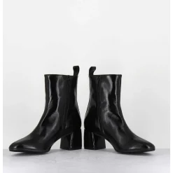 Boots 60S En Cuir Souple Noir - Samui1 Verlux Nero