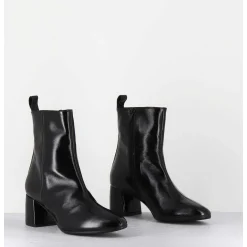 Boots 60S En Cuir Souple Noir - Samui1 Verlux Nero