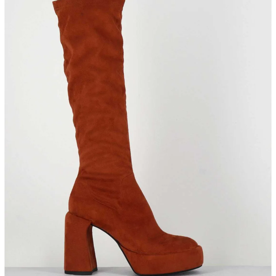 Bottes En Daim Brick - E3307 Rust