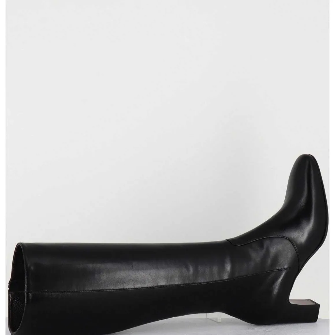Bottes Noires En Agneau Plonge - M475 Seta Nero