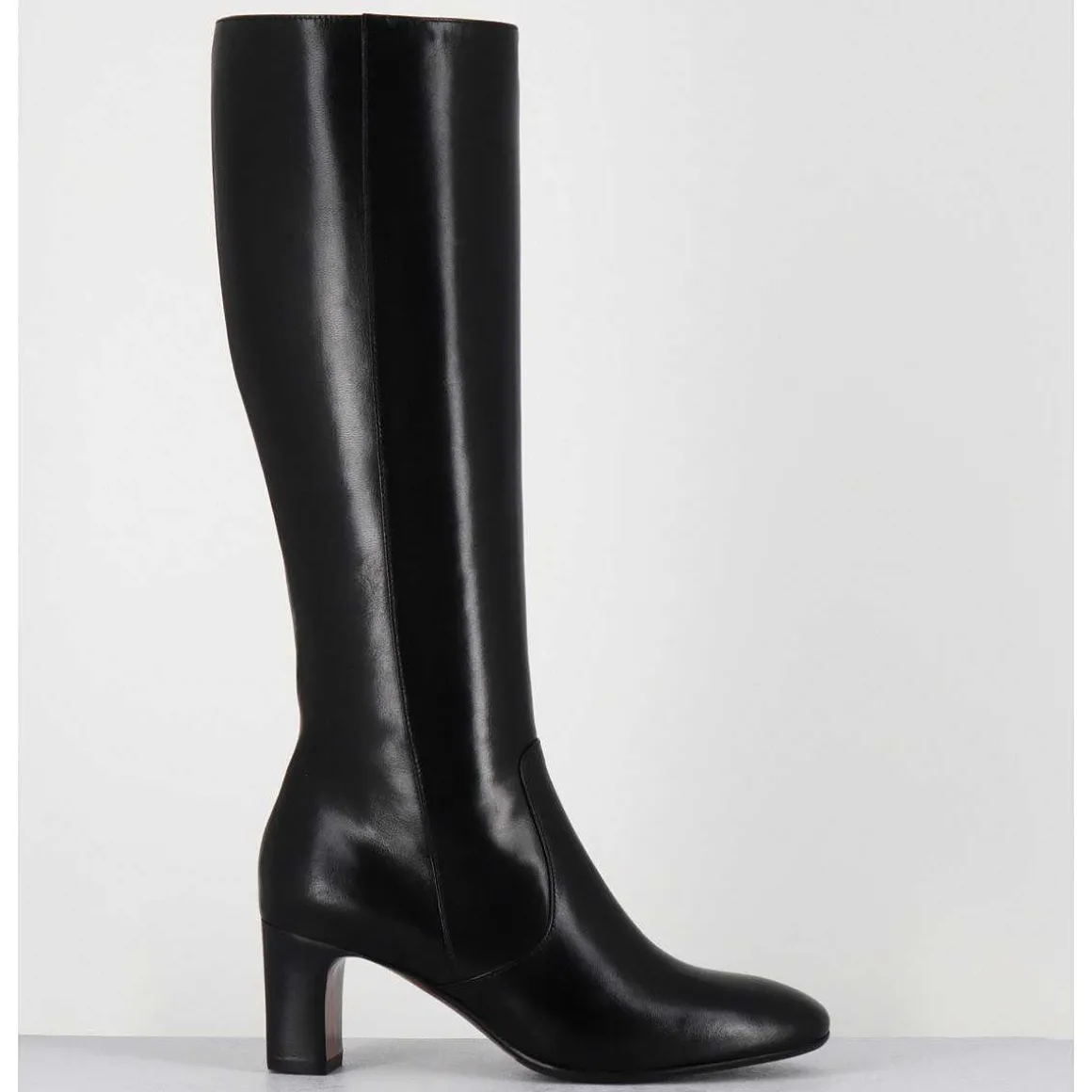 Bottes Noires En Agneau Plonge - M475 Seta Nero