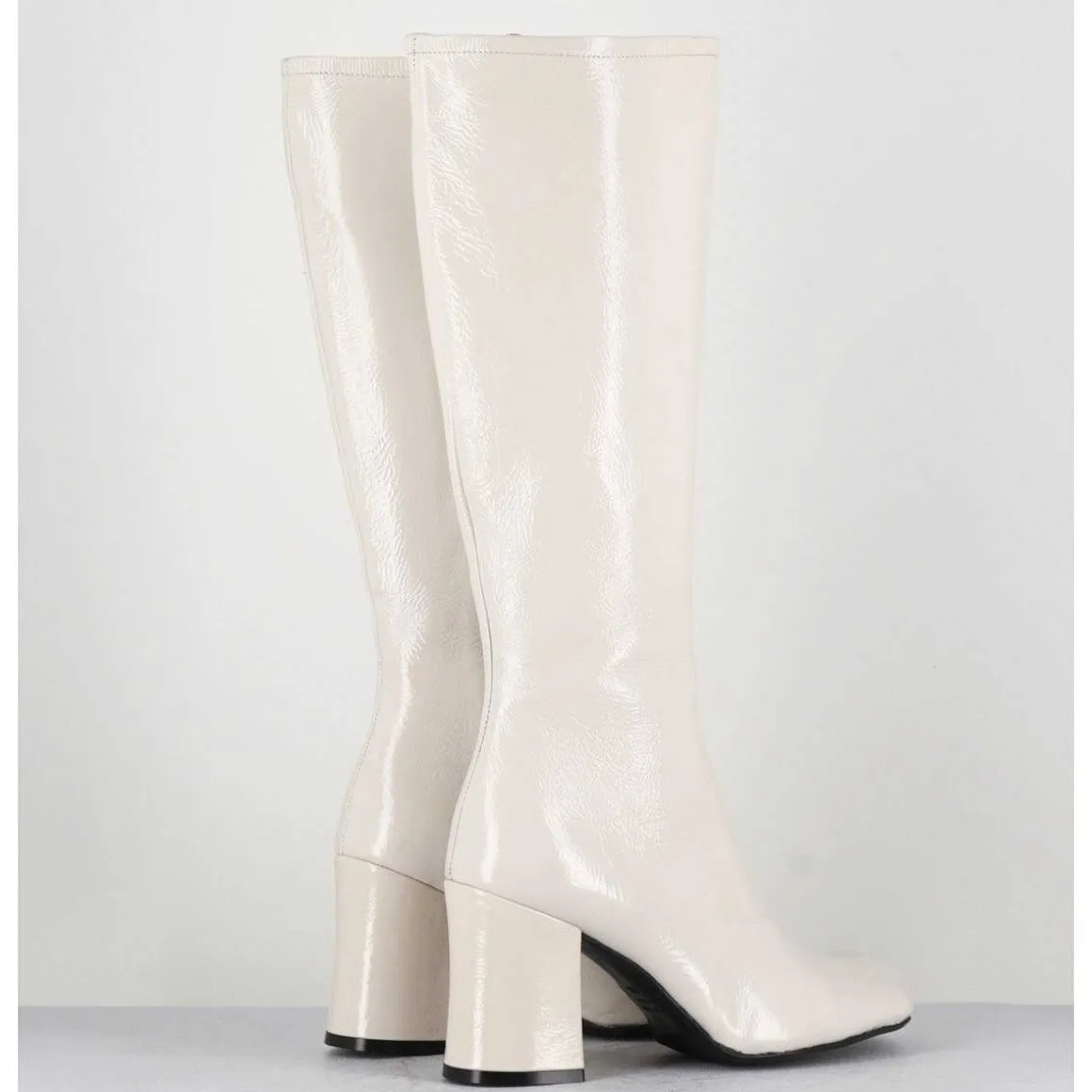Bottes 60S En Cuir Naplak Blanc - Ah2983 Finish Milk