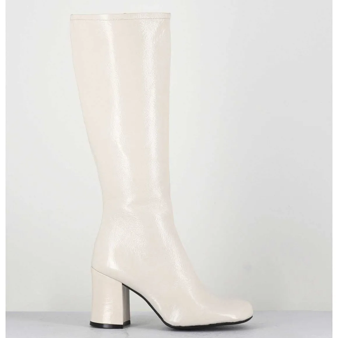 Bottes 60S En Cuir Naplak Blanc - Ah2983 Finish Milk