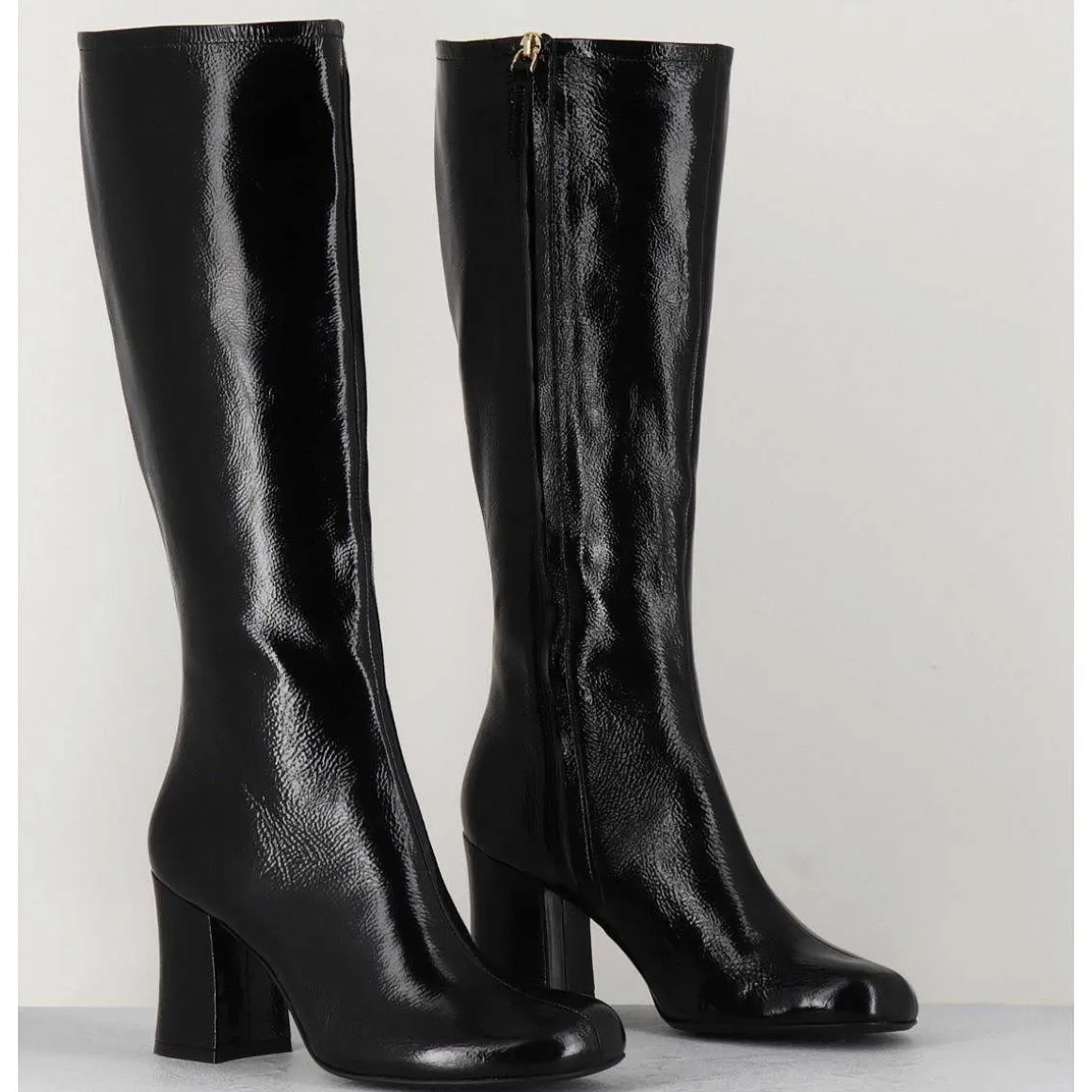 Bottes 60S En Cuir Naplak Noir - Ah2983 Finish Nero