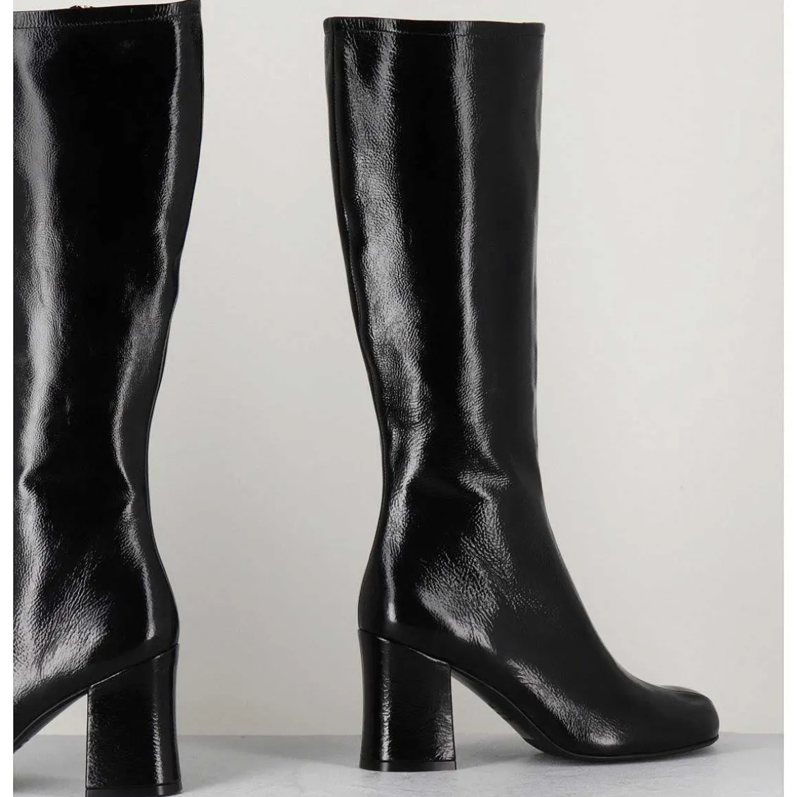 Bottes 60S En Cuir Naplak Noir - Ah2983 Finish Nero