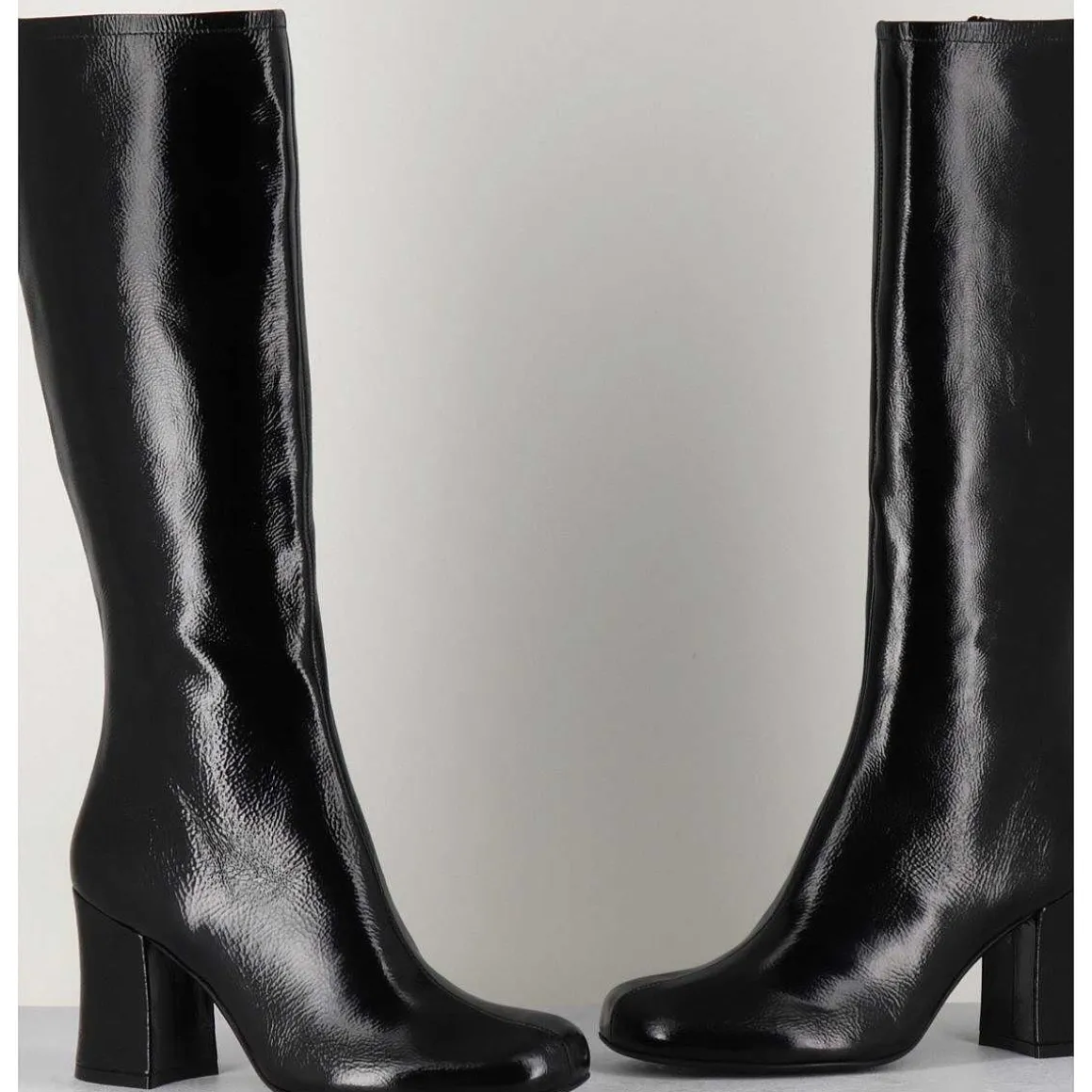 Bottes 60S En Cuir Naplak Noir - Ah2983 Finish Nero
