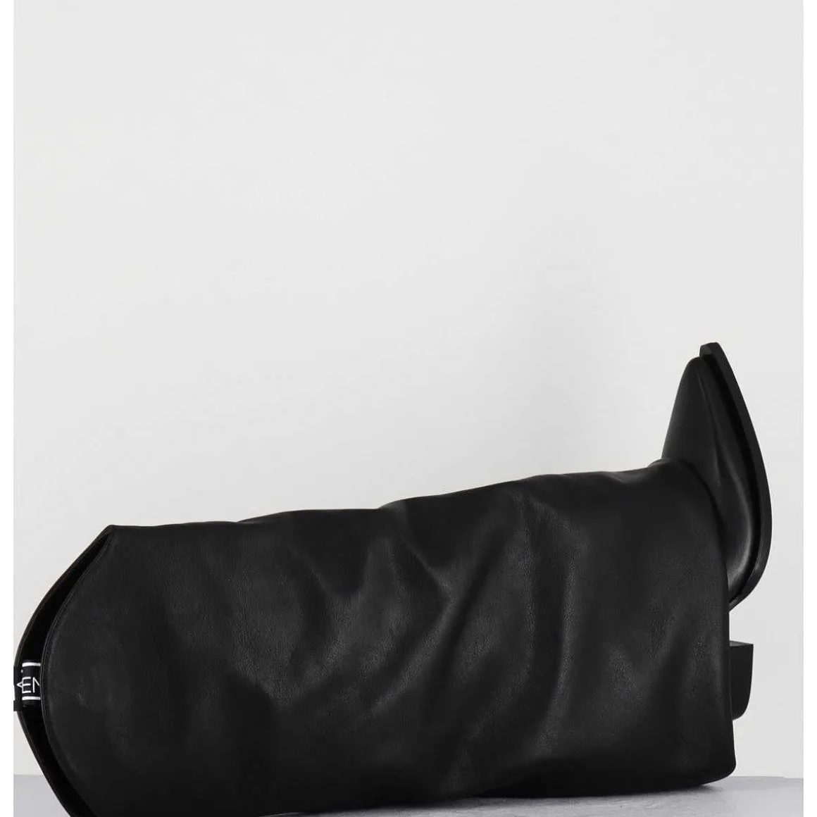 Bottes Santiag A Guetre En Cuir Noir - E3595 Nature Nero