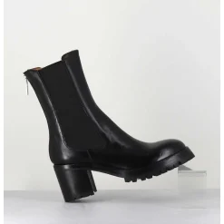 Bottines Chelsea En Cuir Noir - 5012 Nero