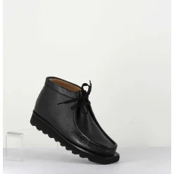 Chaussure A Brogues En Cuir Noir - Air Nero