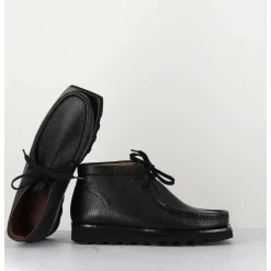 Chaussure A Brogues En Cuir Noir - Air Nero
