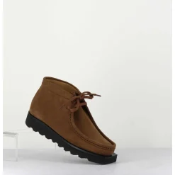 Chaussure A Brogues En Daim Camel - Air Walnut