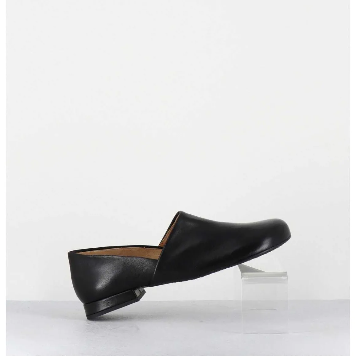Chaussures Minimalistes En Cuir Souple Noir - Paoli Black Nappa