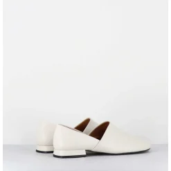 Chaussures Minimalistes En Cuir Souple Blanc Casse - Paoli Marfil Nappa