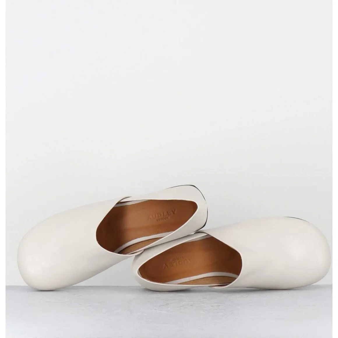 Chaussures Minimalistes En Cuir Souple Blanc Casse - Paoli Marfil Nappa