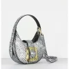 Cindy Glossy Buckle Bag- Zebra Print