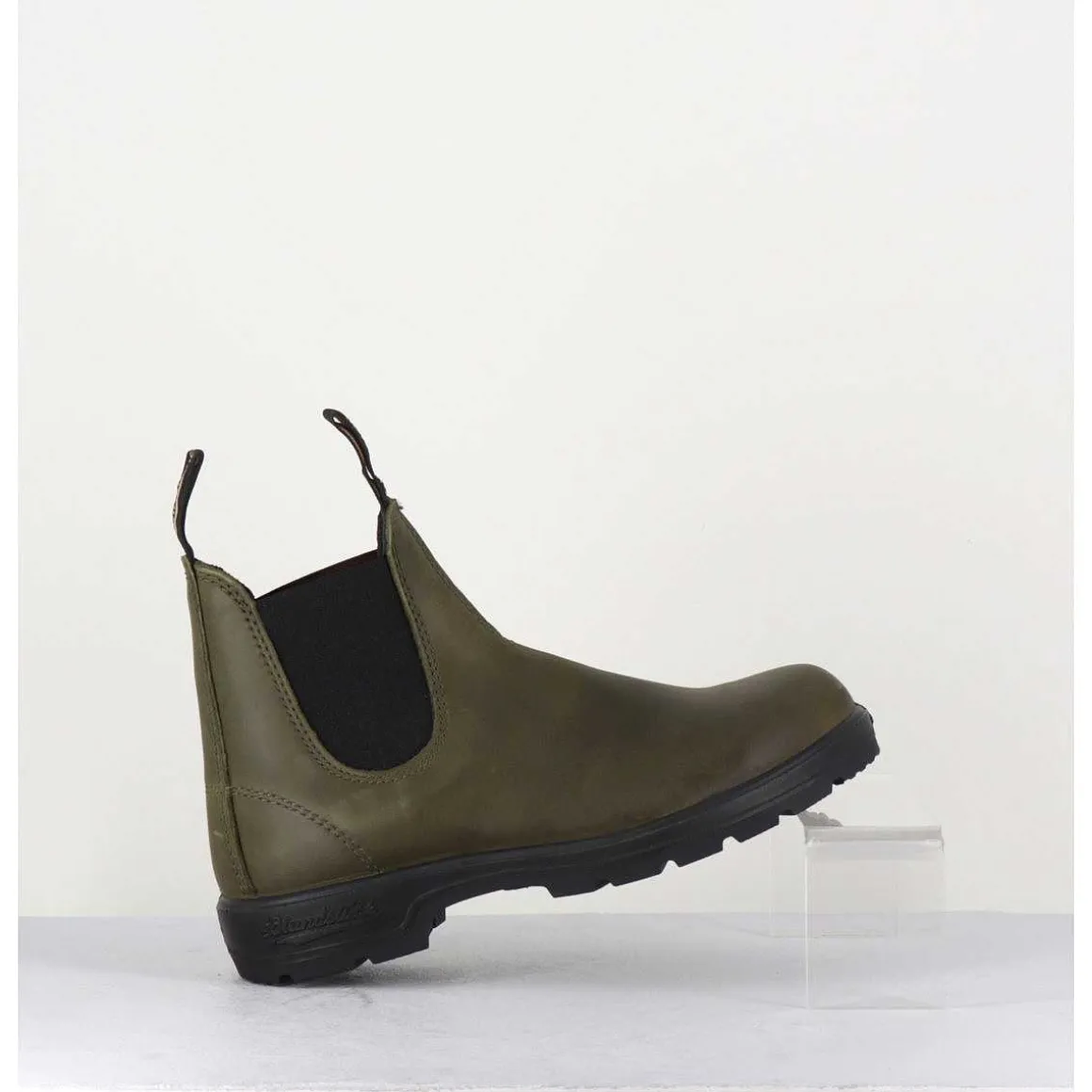 Classic Chelsea Boots Cuir Mate Khaki - 2052 Cuir Olive