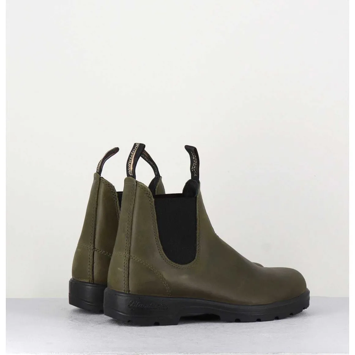 Classic Chelsea Boots Cuir Mate Khaki - 2052 Cuir Olive