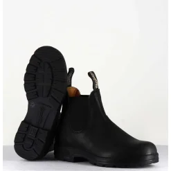 Classic Chelsea Boots Cuir Mate Noir - 558 Voltan Black