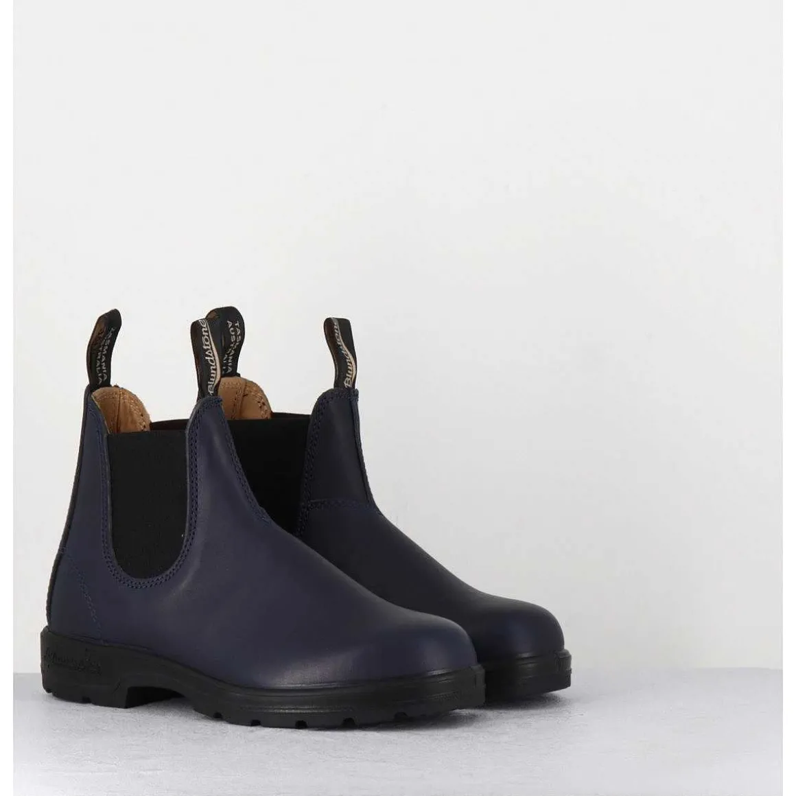 Classic Chelsea Boots Cuir Mate Bleu Marine - 2246 Navy Peri